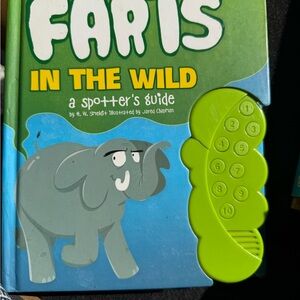 Children's Sound Book - Green 'Farts in the Wild' Interactive Board Book